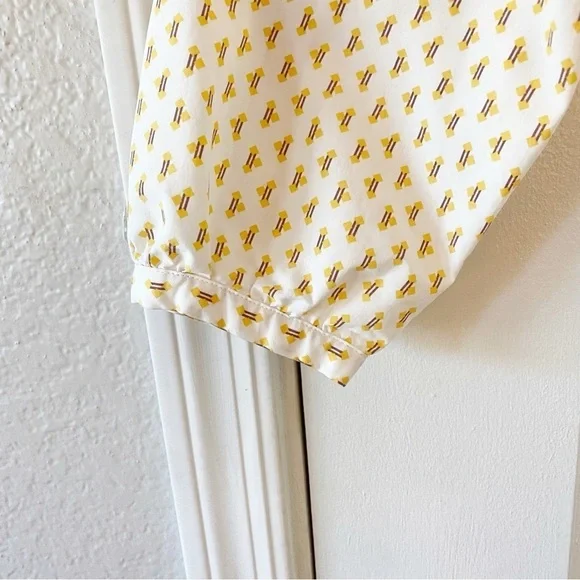 NYDJ Pleated Tunic Top Maison Geo Size Large - Picture 9 of 12